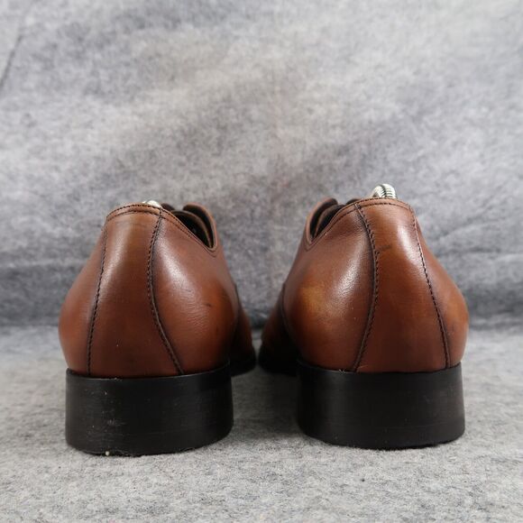 To Boot Shoes Men 8 Oxford Cap Toe Formal Calf Leather Brandon II Classic Cognac - Picture 6 of 16